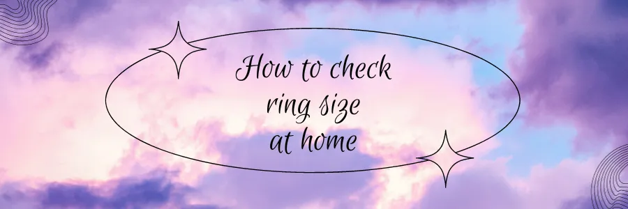 how to check ring size at home