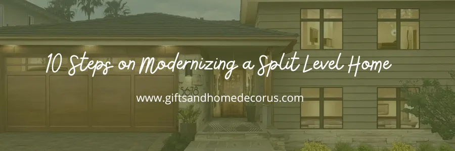 How to Modernize a Split Level Home Exterior